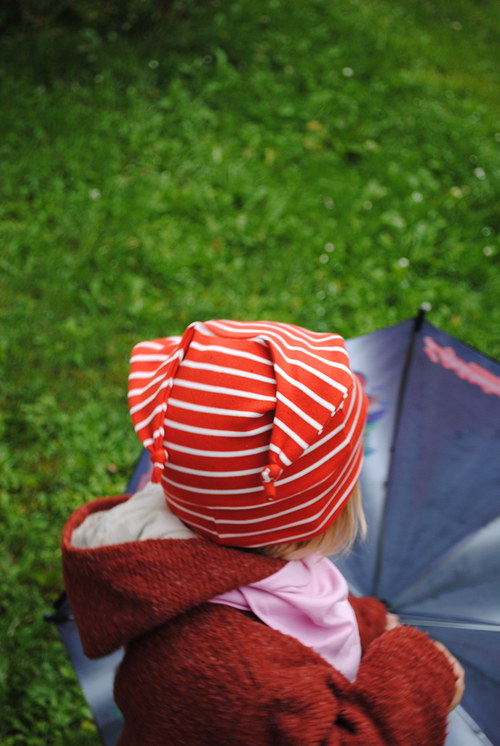 Dětská čepice cihlová, 3 až 8 let — foto 2