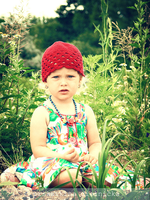 Red beanie — foto 2