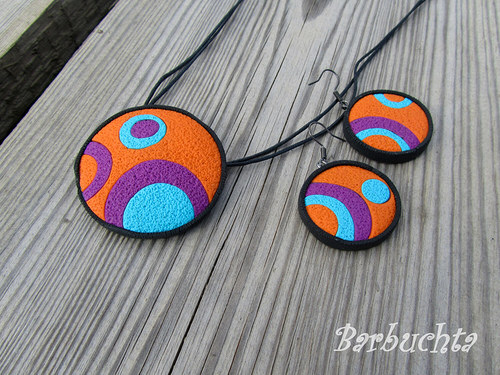Náhrdelník Orange Dots — foto 3