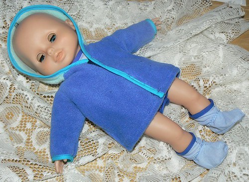 Flís bundička na panenku 35cm — foto 2