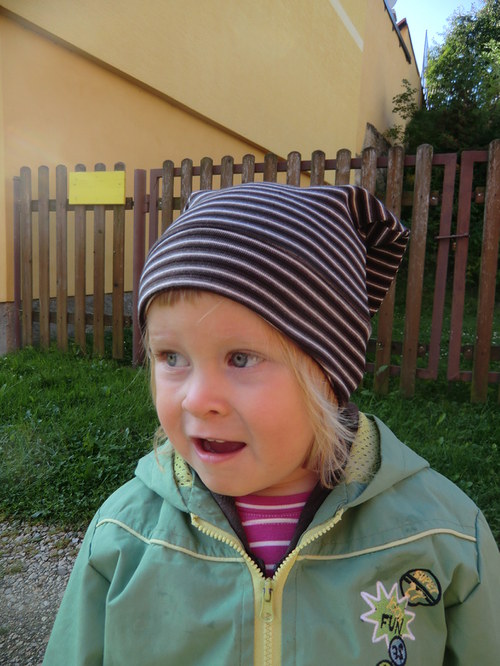 Dětská čepice - hnědá , 2 až 3 roky pr Labakan — foto 2