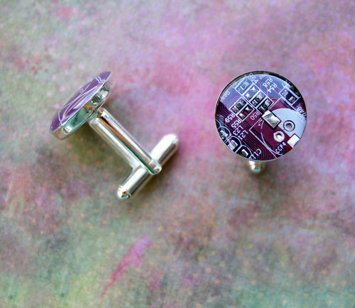 IT manžetové knoflíčky /violet/ — foto 2