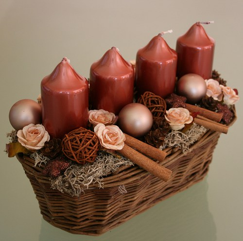 Adventní svícen hnědý — foto 3