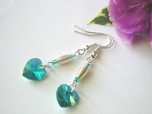 Swarovski heart v tyrkysu... — foto 3