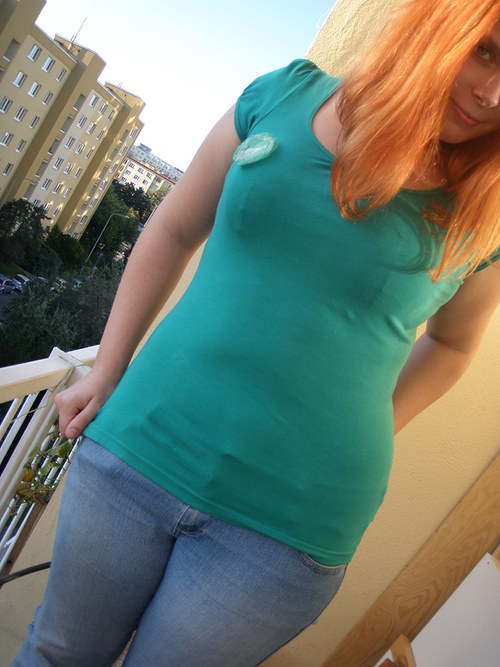 Triko "zelené kvítko" — foto 4