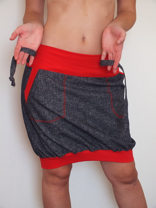 Riflová sukně — foto 2