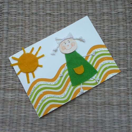 Holčička a sluníčko — foto 2