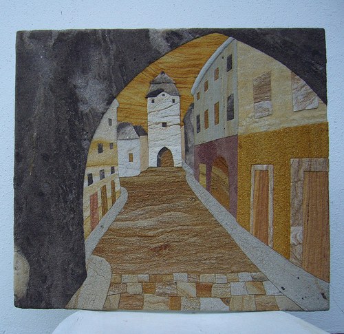 SLUNEČNÁ 121, pískovcový obraz — foto 2