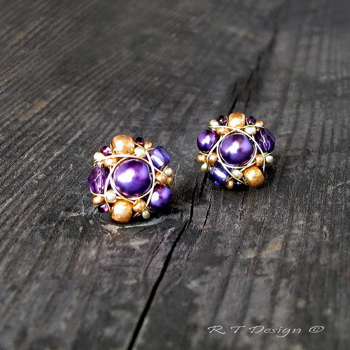 Náušničky Violet Orient... — foto 2