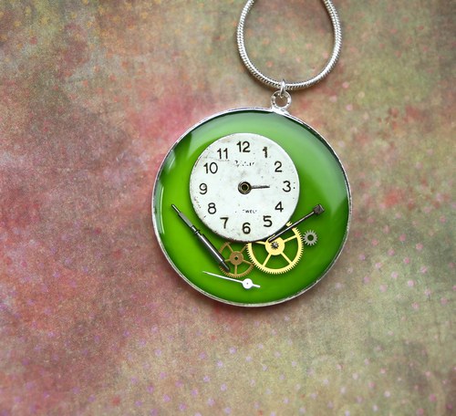 Green apple set (pouze náušnice) — foto 3