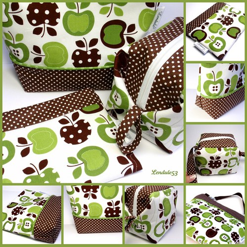 Green Apple...........velká kosmetická taštička — foto 6