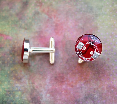IT manžetové knoflíčky /red/ — foto 2