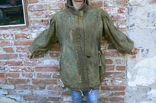 Khaki bunda-parka-SLEVA na půl — foto 2