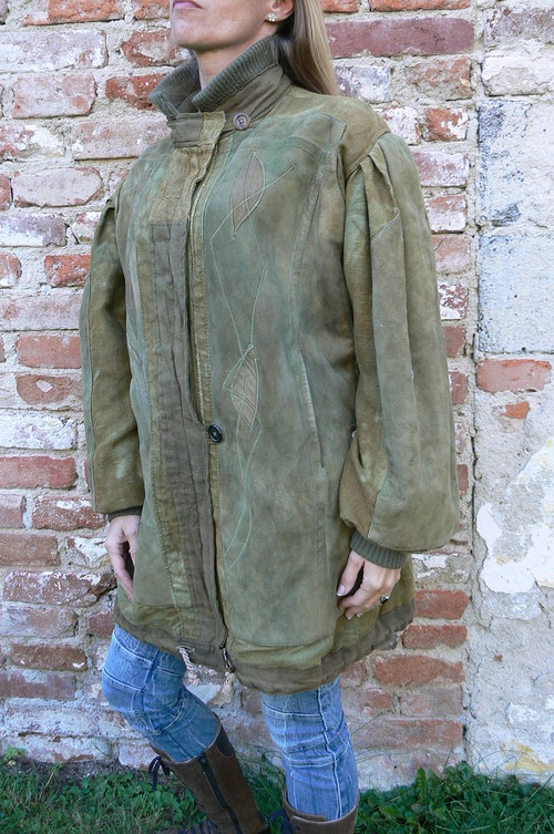 Khaki bunda-parka-SLEVA na půl — foto 4