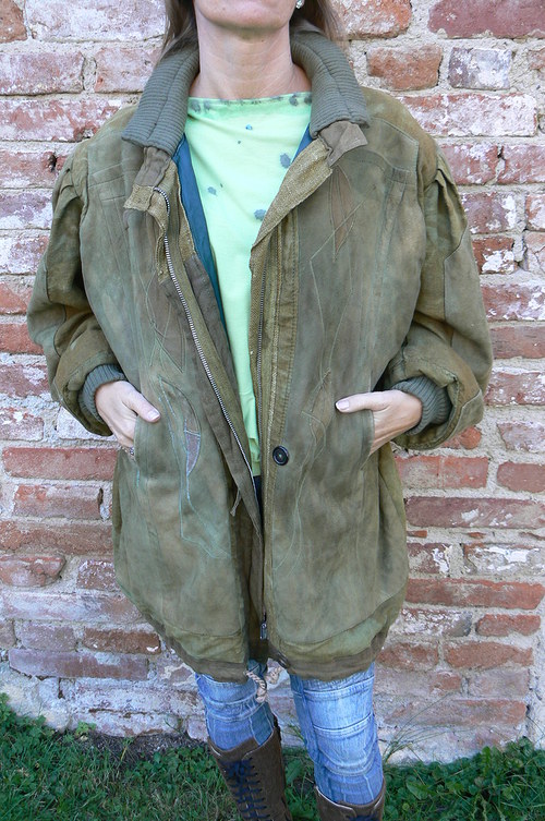 Khaki bunda-parka-SLEVA na půl — foto 5
