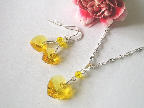 Swarovski sada Sunflower...od sluníčka...SLEVA — foto 2