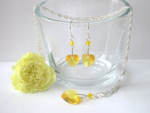 Swarovski sada Sunflower...od sluníčka...SLEVA — foto 5