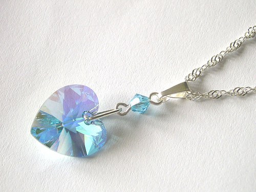 Swarovski souprava Aquamarine AB...SLEVA — foto 3