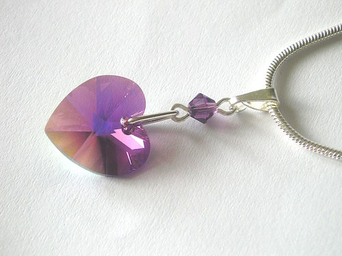 Swarovski sada Amethyst AB...SLEVA — foto 3