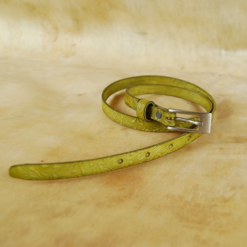 Olivový, úzký, 1,4cm — foto 3
