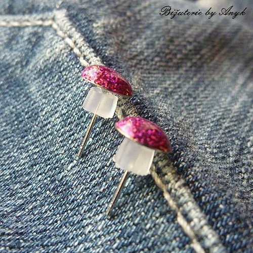 Fuchsie - puzety 8mm — foto 2