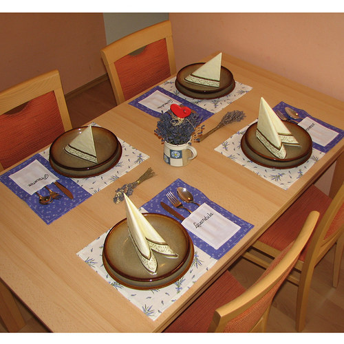 Prostírání s kapsami - Levandule — foto 4