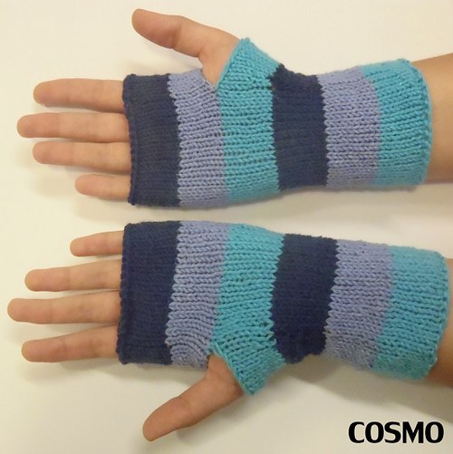 Modré návleky — foto 3