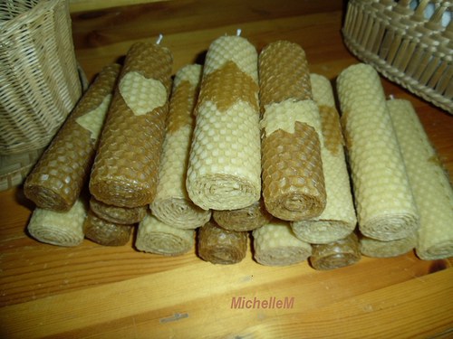 Vánoční svíčky, včelí vosk — foto 2