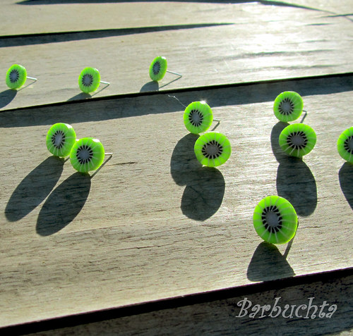 Kiwi náušnice — foto 5