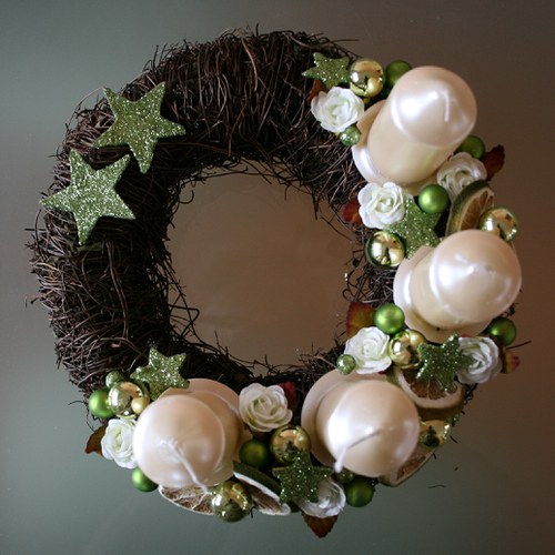 Adventní věneček do zelena — foto 6