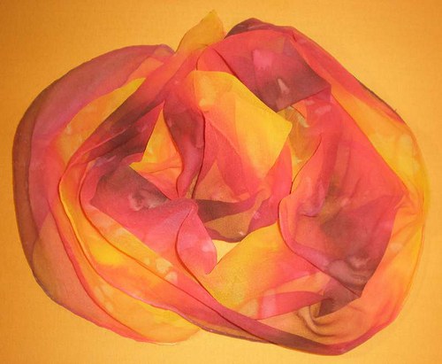 Podzimní šifonová šála — foto 3