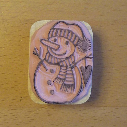 Razítko sněhuláček — foto 2