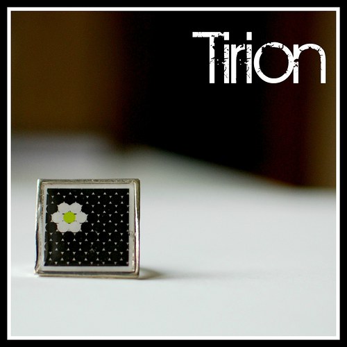 Square flower - prsten — foto 3