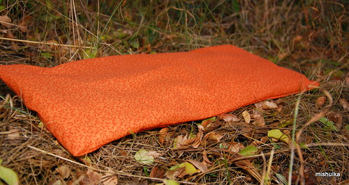 Nahřívací polštářek oranžový — foto 3