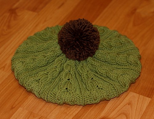 Pletený baret dámský — foto 4