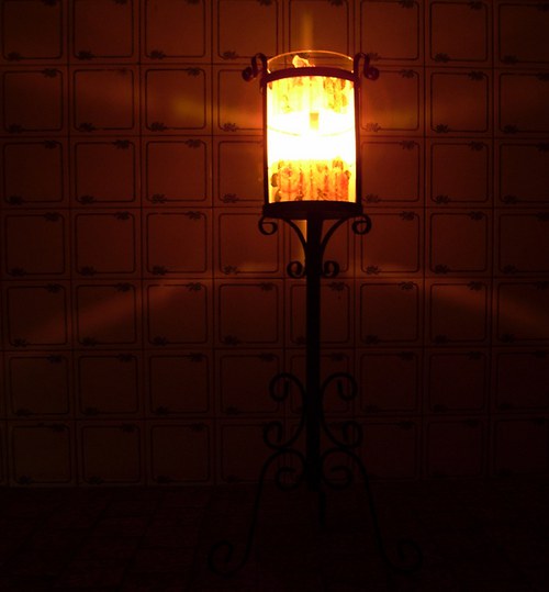 Lucerna s růžemi - DEN a NOC — foto 2
