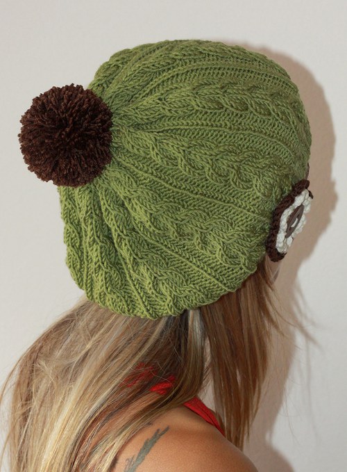 Pletený baret dámský — foto 5