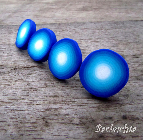 Náušnice blue dots — foto 2