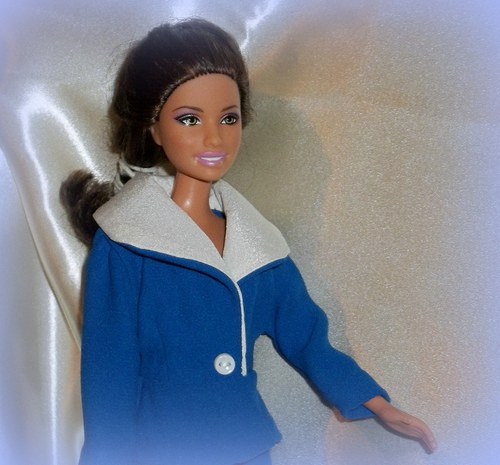SLEVA !! Modrý kostýmek pro Barbie — foto 5