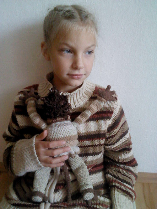 Háčkovaný opičák Alfréd — foto 3