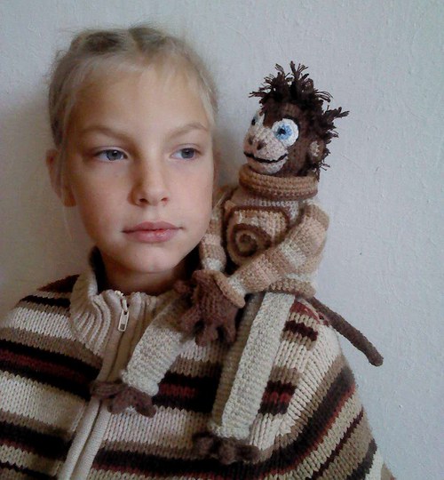 Háčkovaný opičák Alfréd — foto 5