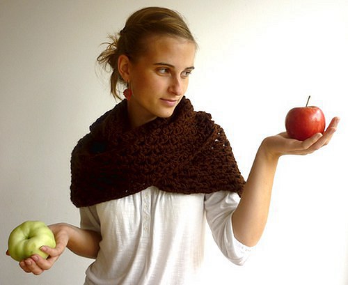 Nákrčník "Čokoláda" - v ČERNÉM i hnědém provedení — foto 3