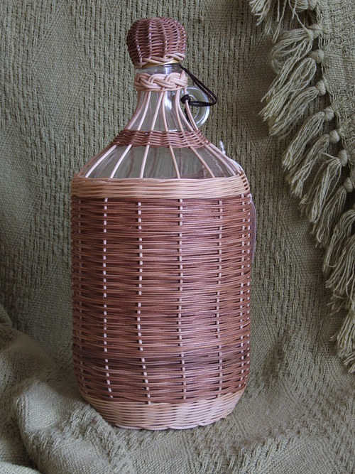 Opletený demižón 3l — foto 2