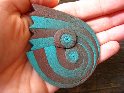 Brožka "Swirly" — foto 3