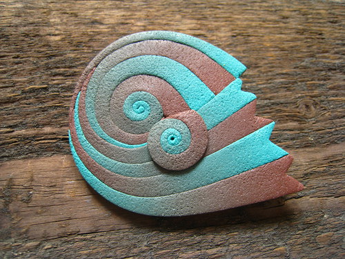 Brožka "Swirly" — foto 4