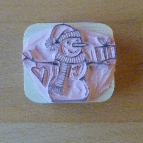 Razítko sněhuláček — foto 2
