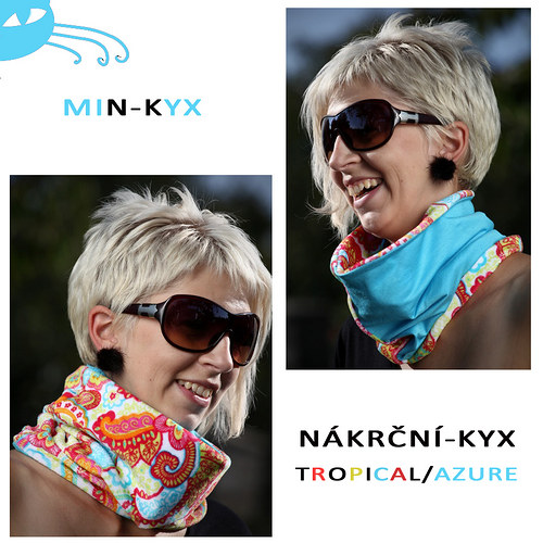 NÁKRČNÍ-KYX tropical/azure — foto 3