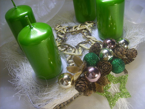 Adventní zelený košík — foto 2