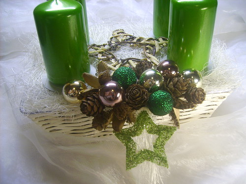 Adventní zelený košík — foto 5