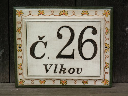 Keramické domovní číslo — foto 2